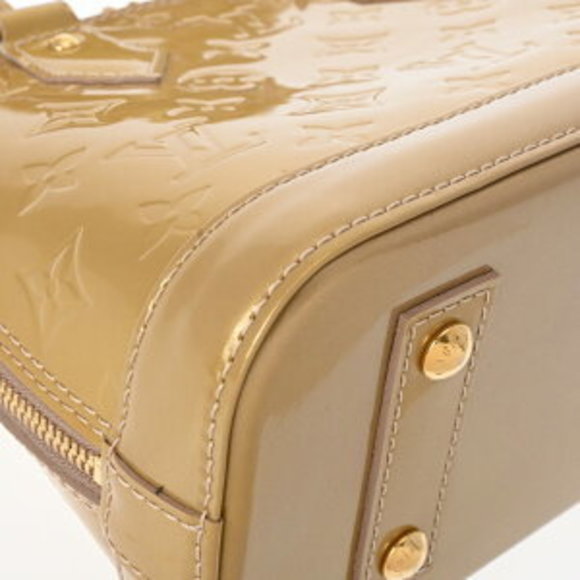 Louis Vuitton Alma Handbag Bag Vernis Monogram Mordre - Picture 8 of 9